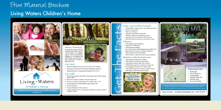Living Waters Children\'s Home - Printed Brochure