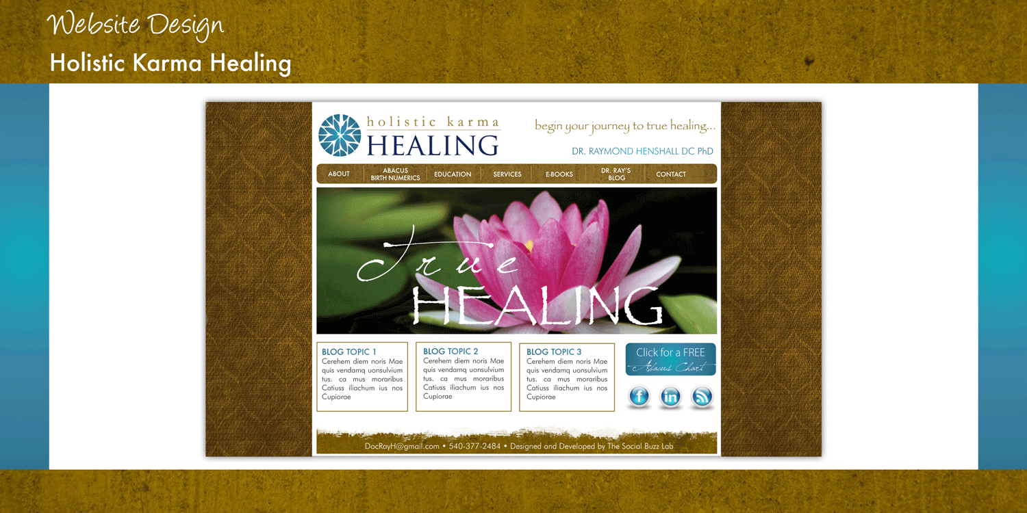 Holistic Karma Healing - Website